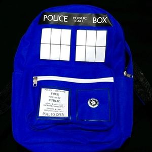 Doctor Who Call Box Backpack